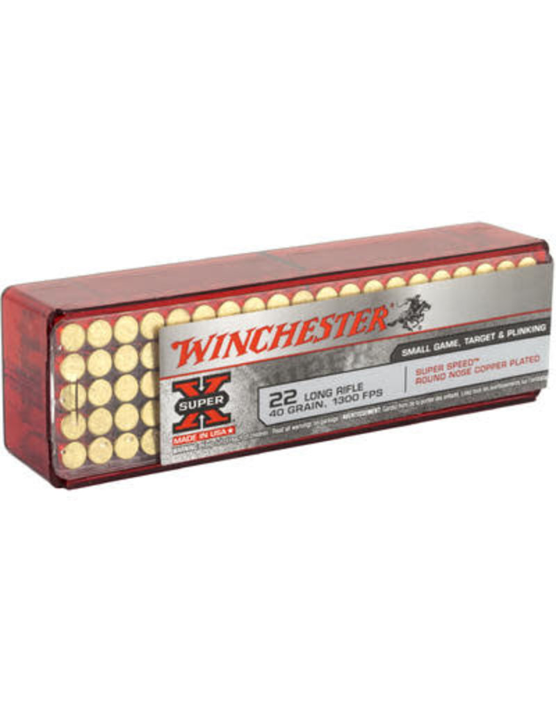 Winchester Winchester Super Speed 22LR 40gr RN CP 100rds (X22LRSS1)