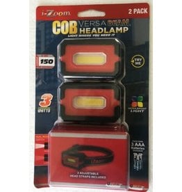 Versa Beam 150 Lumen COB LED Headlamp 2pk (FLCH215012)