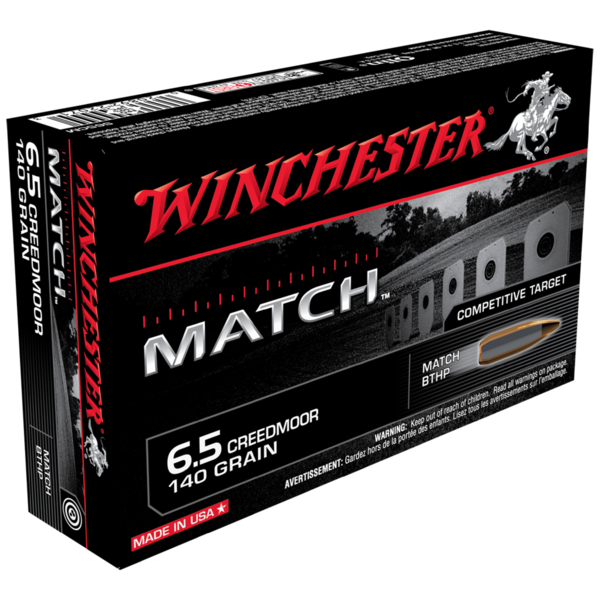 Winchester 6.5 Creedmoor 140gr Match BTHP (S65CM) — Eagle Firearms