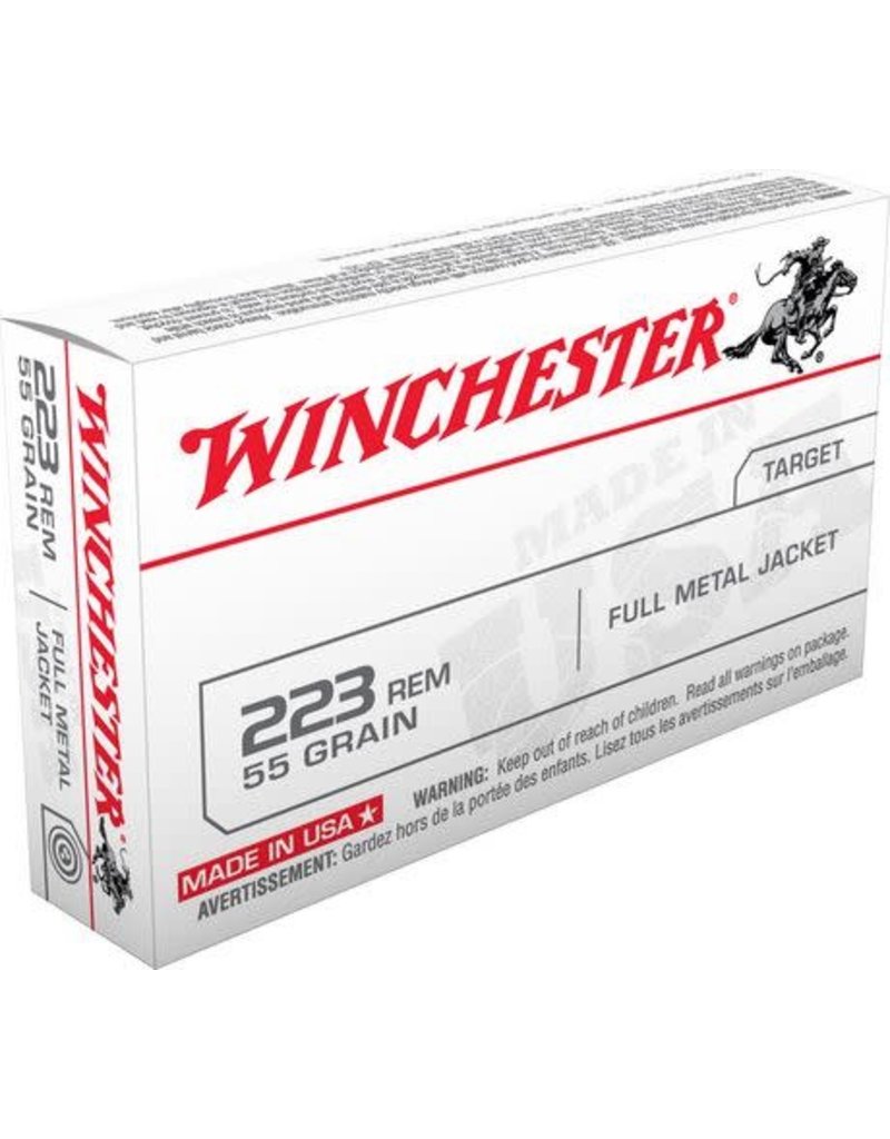 Winchester Winchester USA 223 Rem 55gr FMJ (USA223R1)