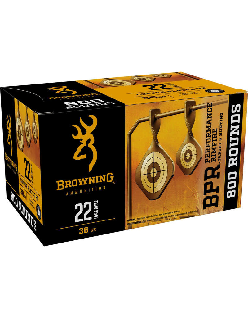Browning Browning 22LR 36gr Copper Plated HP 800rds (B194122800)