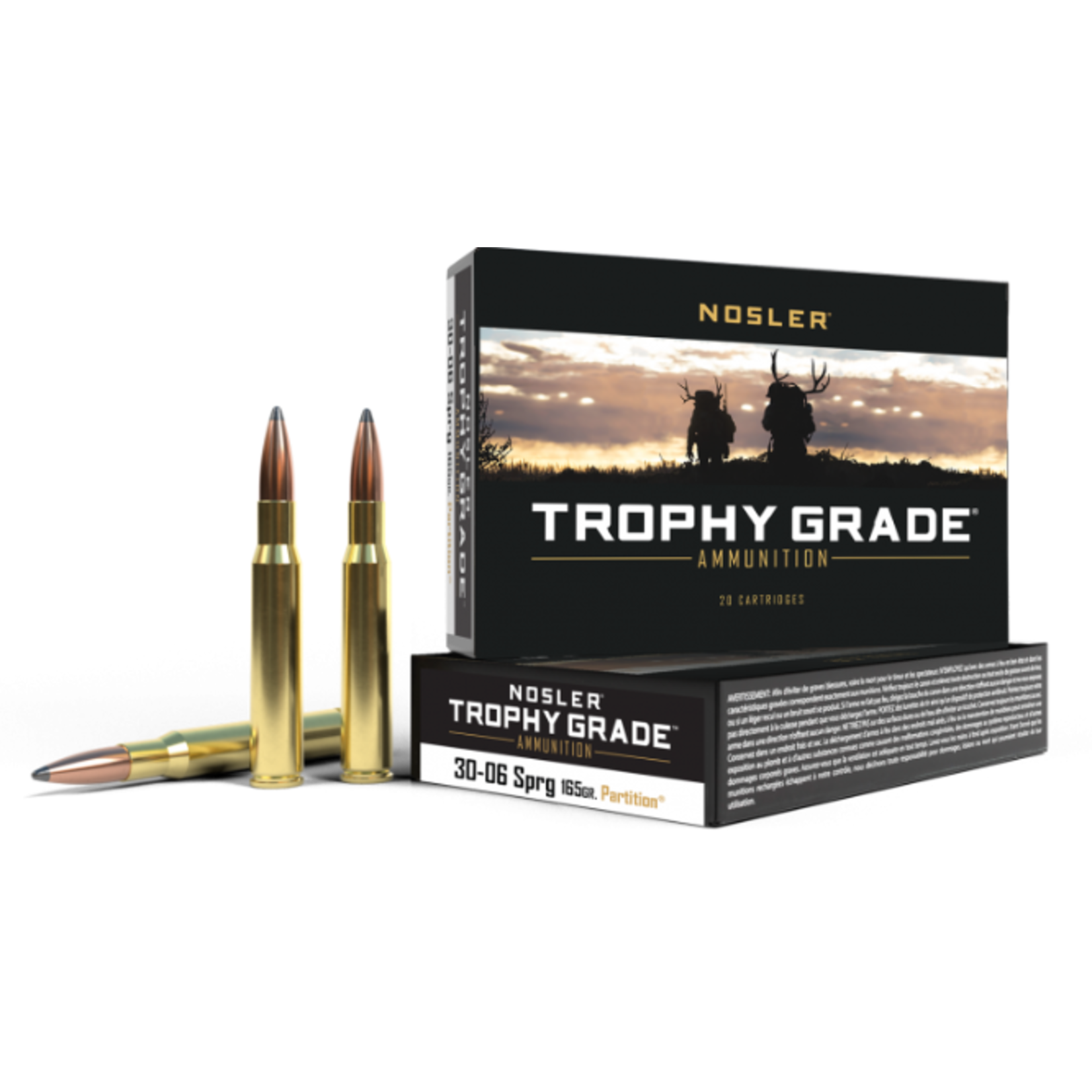 Nosler Nosler Trophy Grade 30-06 Sprg. 165gr Partition (61018)