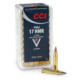 CCI CCI 17 HMR 20gr FMJ 50rd box (0055)