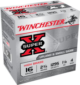 Winchester Winchester 16ga 2 3/4", 1 1/8oz #4 Lead (X16H4)