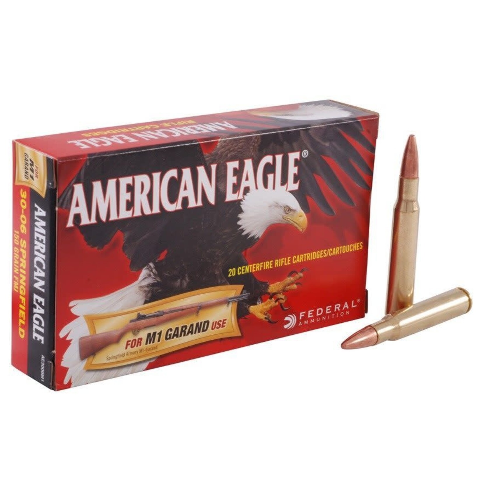 Federal American Eagle 30-06 Sprg. 150gr FMJ M1 Garand (AE3006M1)