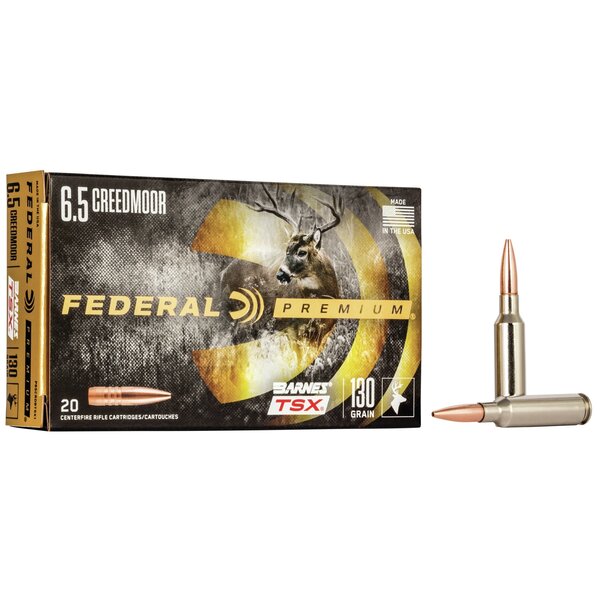 Federal Premium 6.5 Creedmoor 130gr TSX (P65CRDBTSX1) — Eagle Firearms