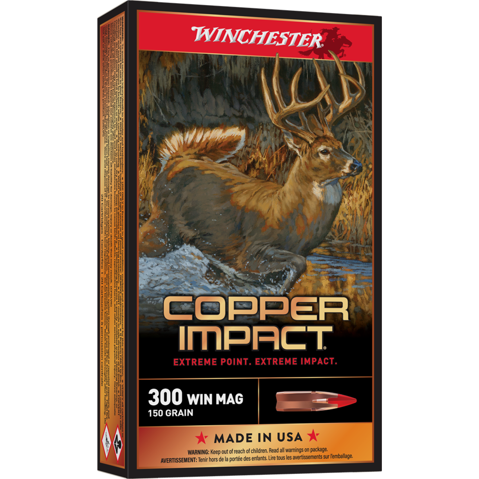 Winchester Winchester 300 WSM 150gr Copper Impact (X300SCLF)