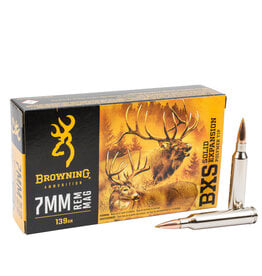 Browning Browning 7mm Rem Mag 139gr BXS Copper Expansion (B192400071)