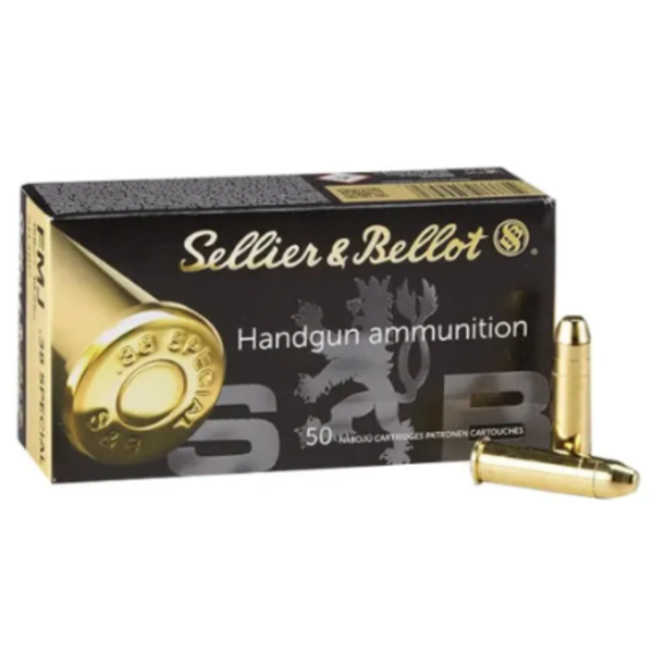 Sellier & Bellot 38 Special 158gr FMJ 50rd box (311010) — Eagle Firearms