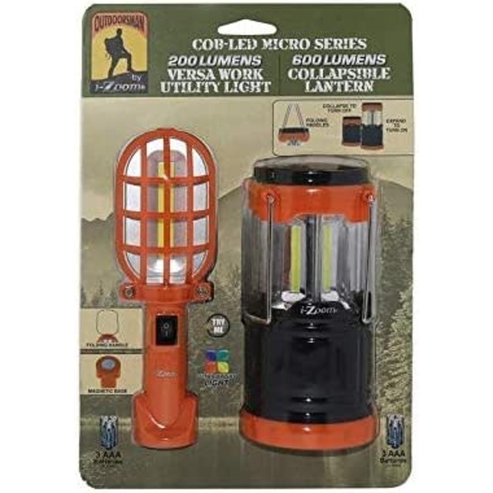 Cob-LED Micro Series Lantern & Trouble Light Combo
