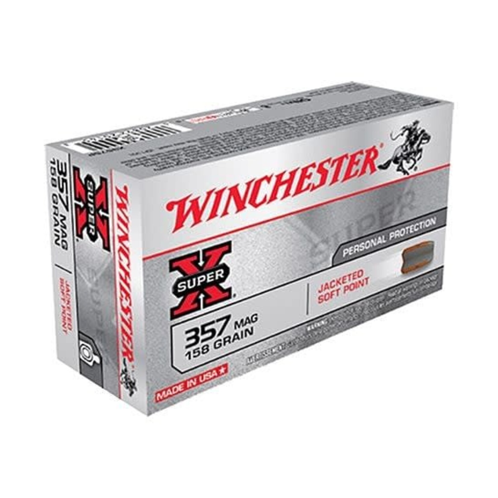 Winchester Winchester 357 Mag 158gr JSP 50rds (X3575P)
