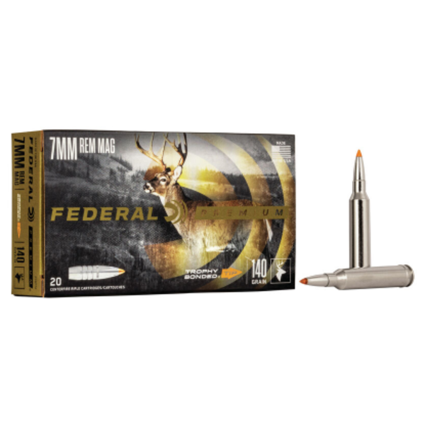 Federal Premium 7mm Rem Mag 140gr Trophy Bonded (P7RTT2) — Eagle Firearms