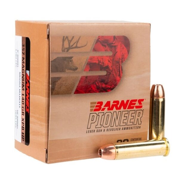 Barnes Pioneer 357 Mag 140gr XPB HP 20rds. (32141) — Eagle Firearms