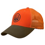 Beretta Beretta Upland Trucker Hat Tabacco/Blaze Orange
