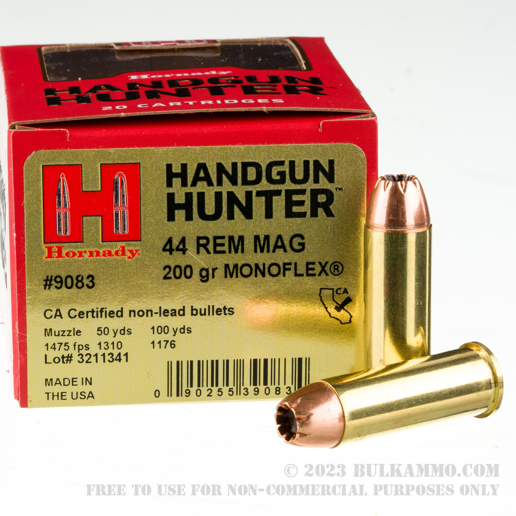 Hornady Hornady Handgun Hunter 44 Rem Mag 200gr MonoFlex 20rds. (9083)