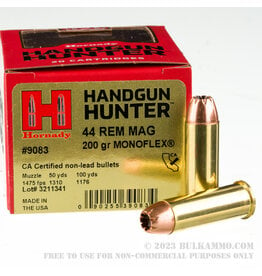 Hornady Hornady Handgun Hunter 44 Rem Mag 200gr MonoFlex 20rds. (9083)