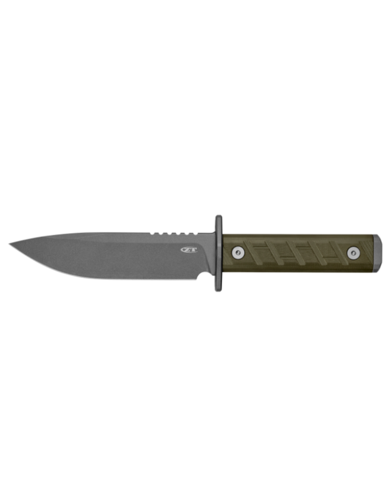 Zero Tolerance ZT 0006 Fixed Blade Knife, G10 OLV/3V BB
