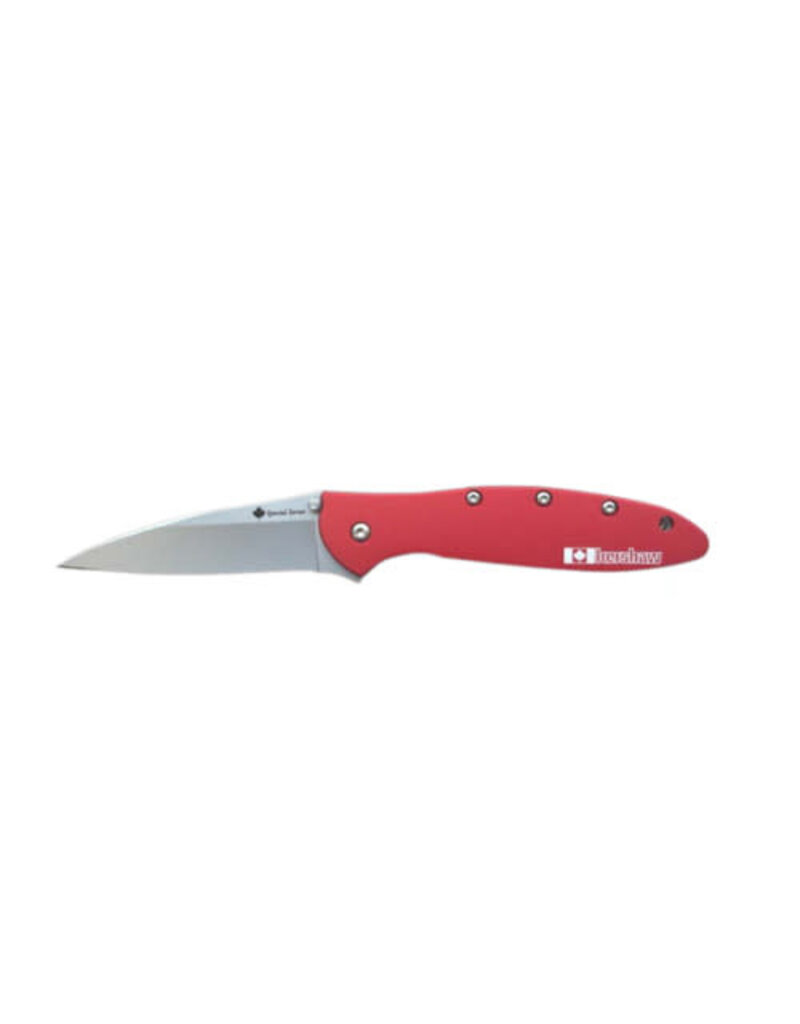 Kershaw Kershaw Leek Red/Silver Canada Special Series Folding Knife (1660CAN)
