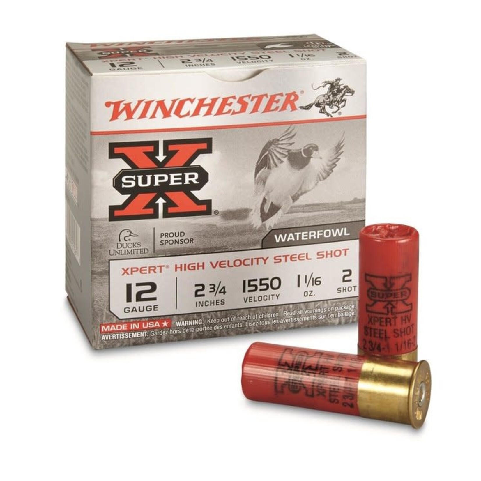Winchester Winchester Xpert 12ga 2.75" 1 1/16oz #2 Steel Shot