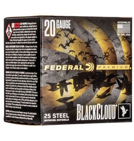 Federal Federal Black Cloud 20ga 3", 1oz #1 Steel (PWBX2091)