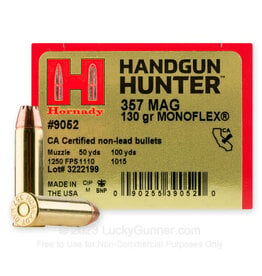 Hornady Hornady Handgun Hunter 357 Mag 130gr MonoFlex 25rds. (9052)