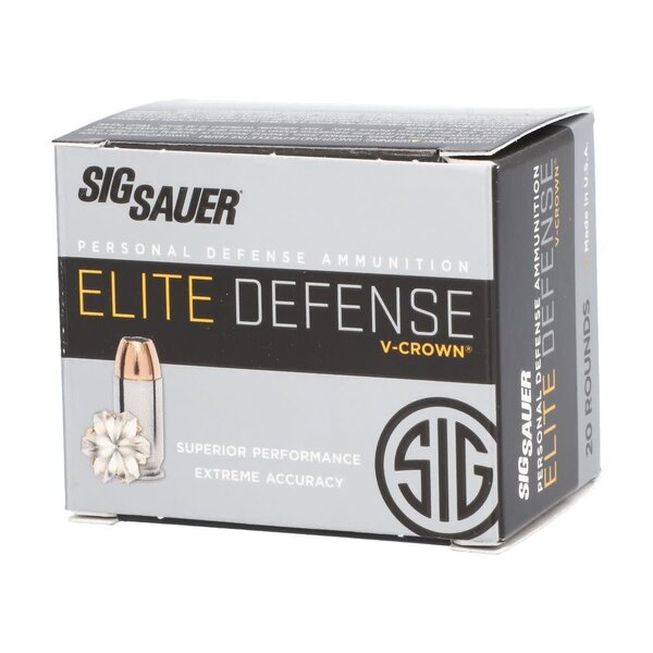 Sig Sauer Elite 357 Mag 125gr V-Crown JHP 20rds (E357M1-20) — Eagle Firearms
