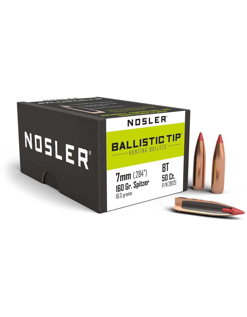 Nosler Nosler .284 dia. 7mm 160gr Ballistic Tip 50ct. (28125)