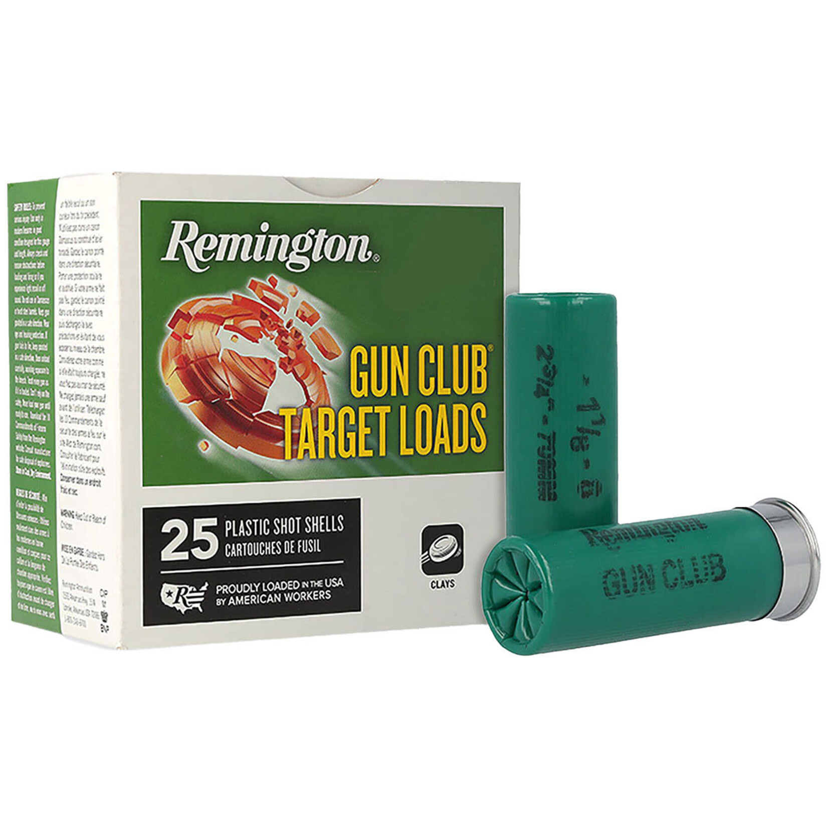 Remington Remington Gun Club 12ga 2 3/4", 1oz #8 Lead Low Recoil (20241)