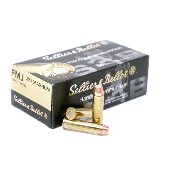 Sellier & Bellot 357 Mag 158gr FMJ 50rds — Eagle Firearms