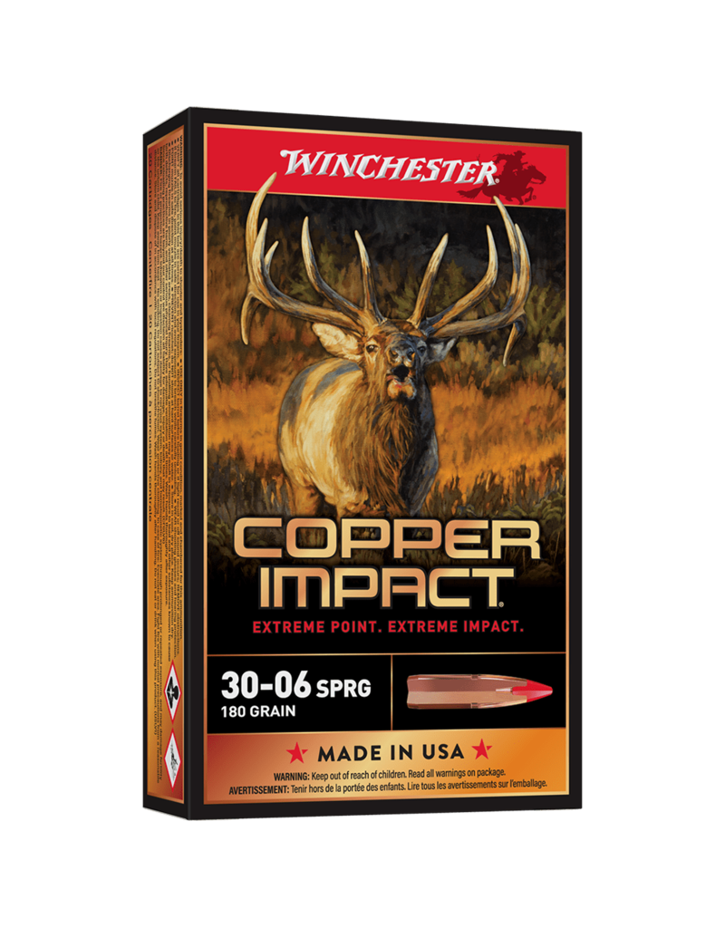 Winchester Winchester 30-06 Sprg. 180gr Copper Impact (X3006CLF2)
