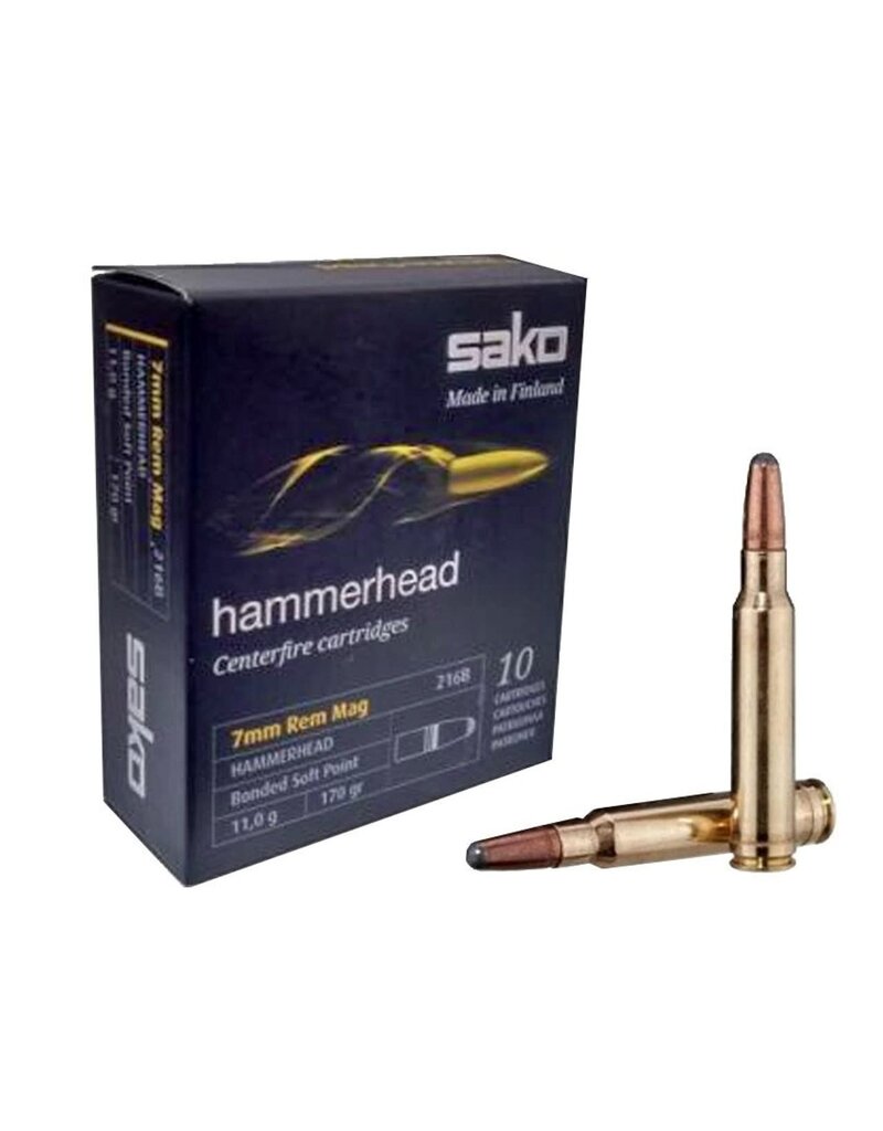 Sako Sakok 7mm rem Mag 170gr Hammerhead 20rds. (C627216BSA10)