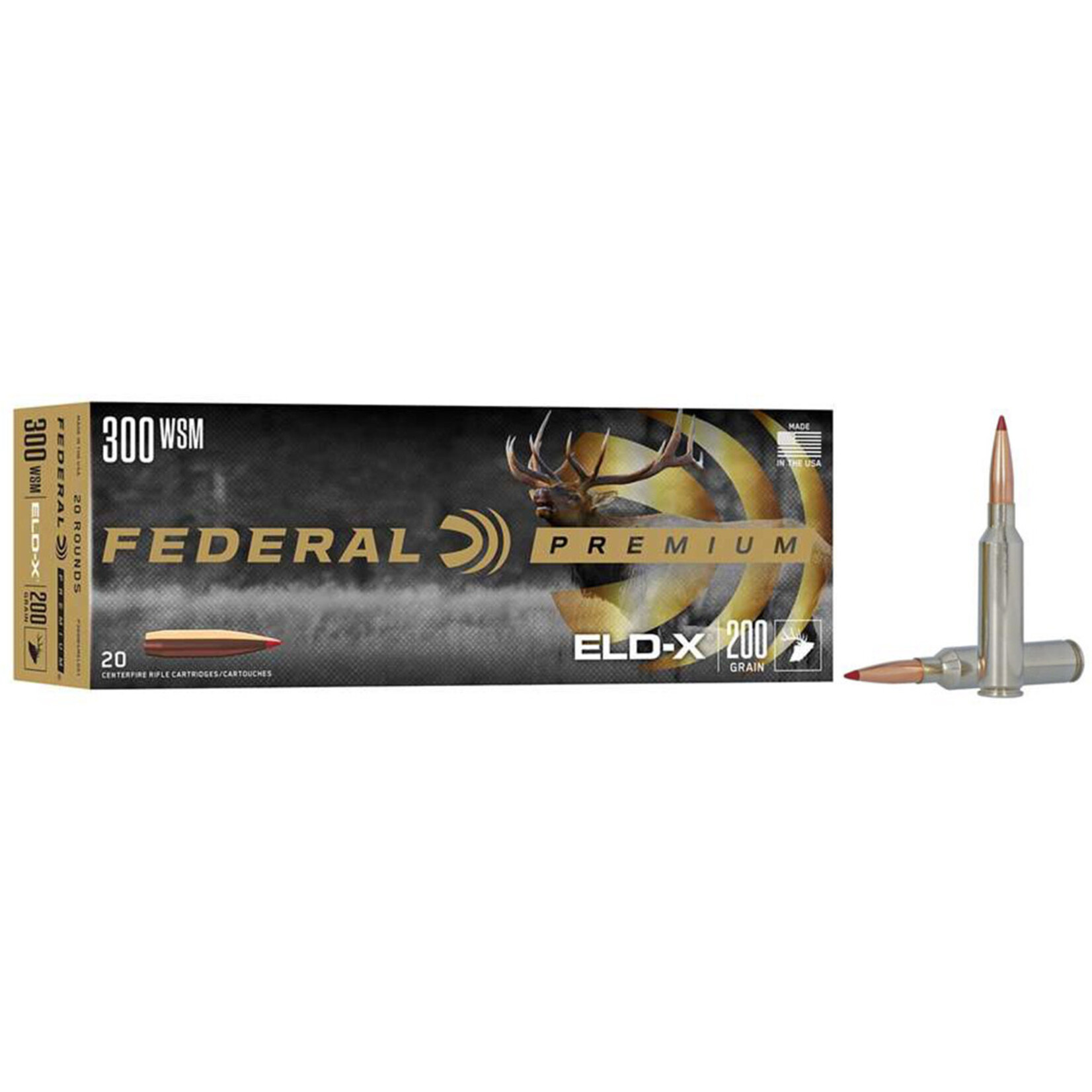 Federal Federal Premium 300 WSM 200gr ELD-X (P300WSMELDX1)