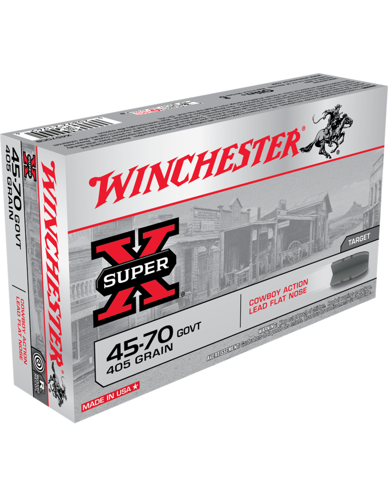 Winchester Winchester 45-70 Govt. 405gr Cowboy Action Lead FN (X4570CB)