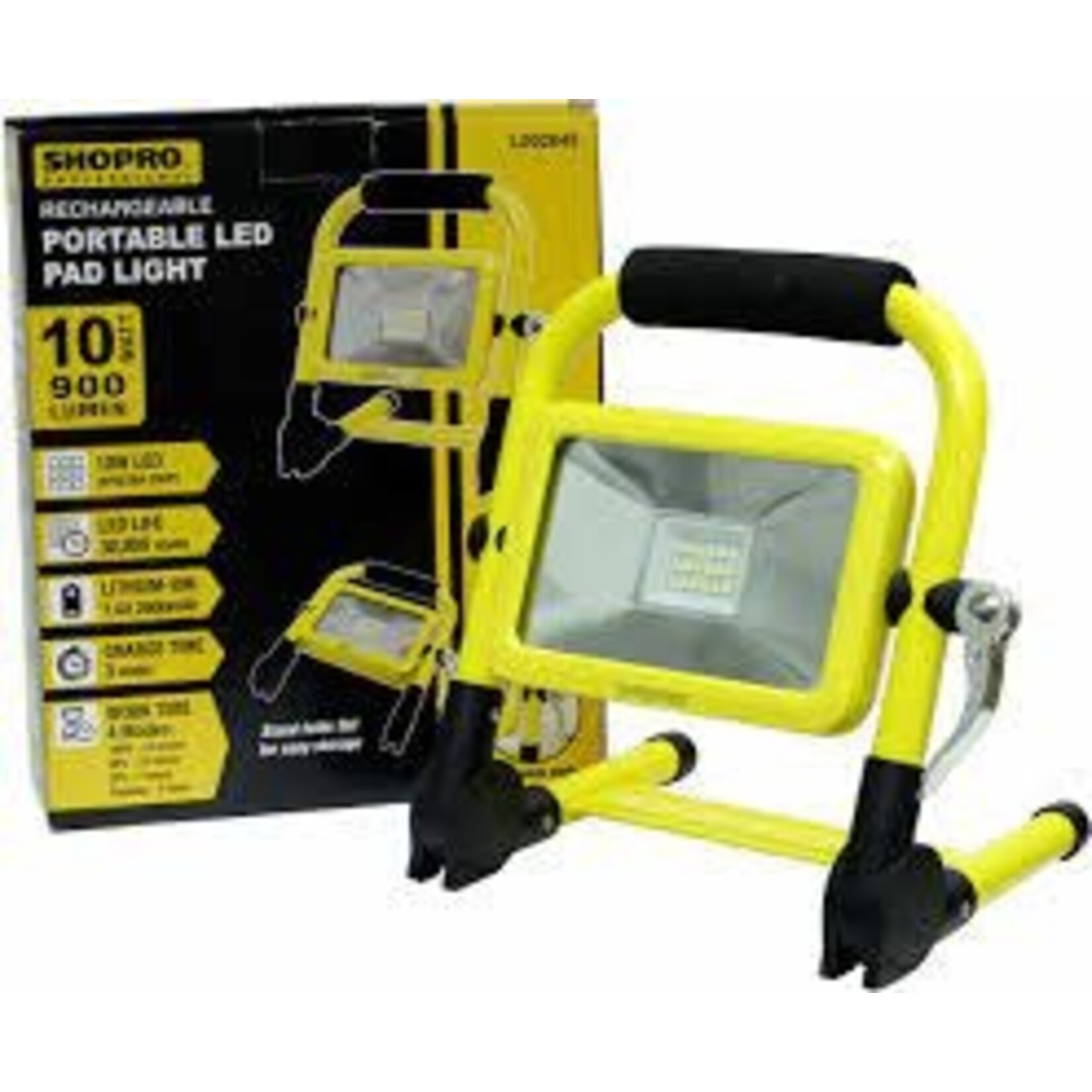 SHOPRO SHOPRO Rechargable Portable LED Light w/Magnetic Base
