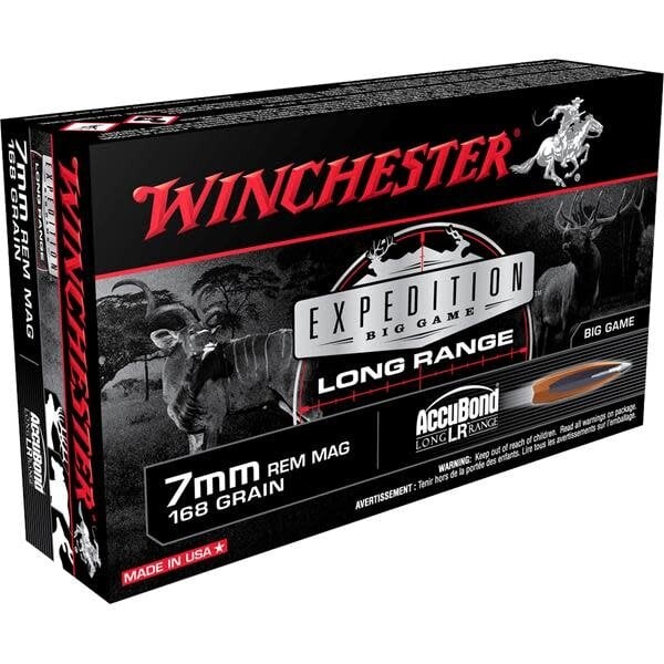 Winchester Expedition 7mm Rem Mag 168gr Accubond LR (S7LR) — Eagle Firearms
