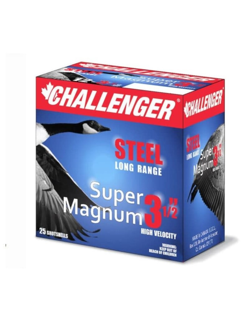 Challenger Challenger Super Magnum Steel 12ga 3.5", 1 1/2oz #1 (50201)