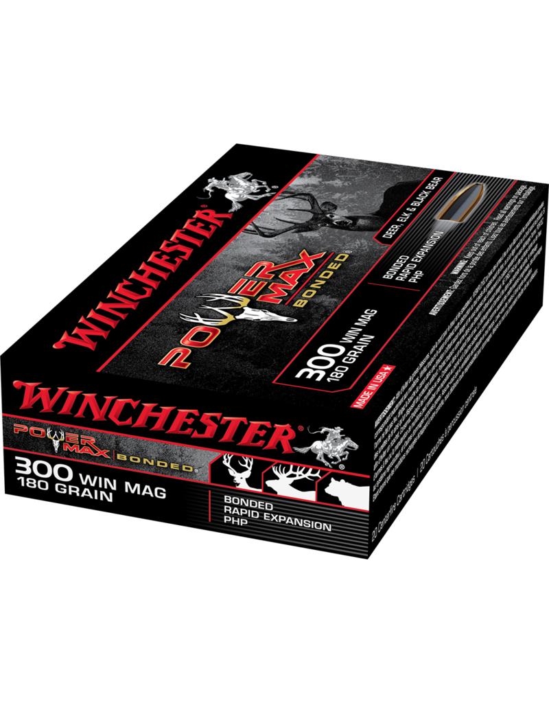 Winchester Winchester Power Max Bonded 300 Win Mag 180gr PHP (X30WM2BP)