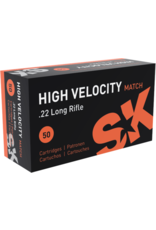 SK SK High Velocity Match 22 LR 40gr LRN 50rds. (420137)