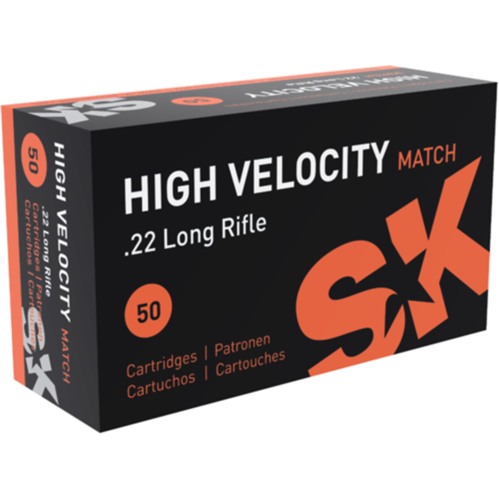 SK SK High Velocity Match 22 LR 40gr LRN 50rds. (420137)