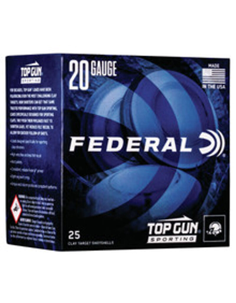 Federal Federal Top  Gun 20ga 2 3/4", 7/8oz #8 Lead (TGS2248)