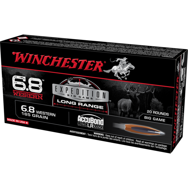 Winchester Expedition 6.8 Western 165gr Accubond LR (S68WLR) — Eagle Firearms