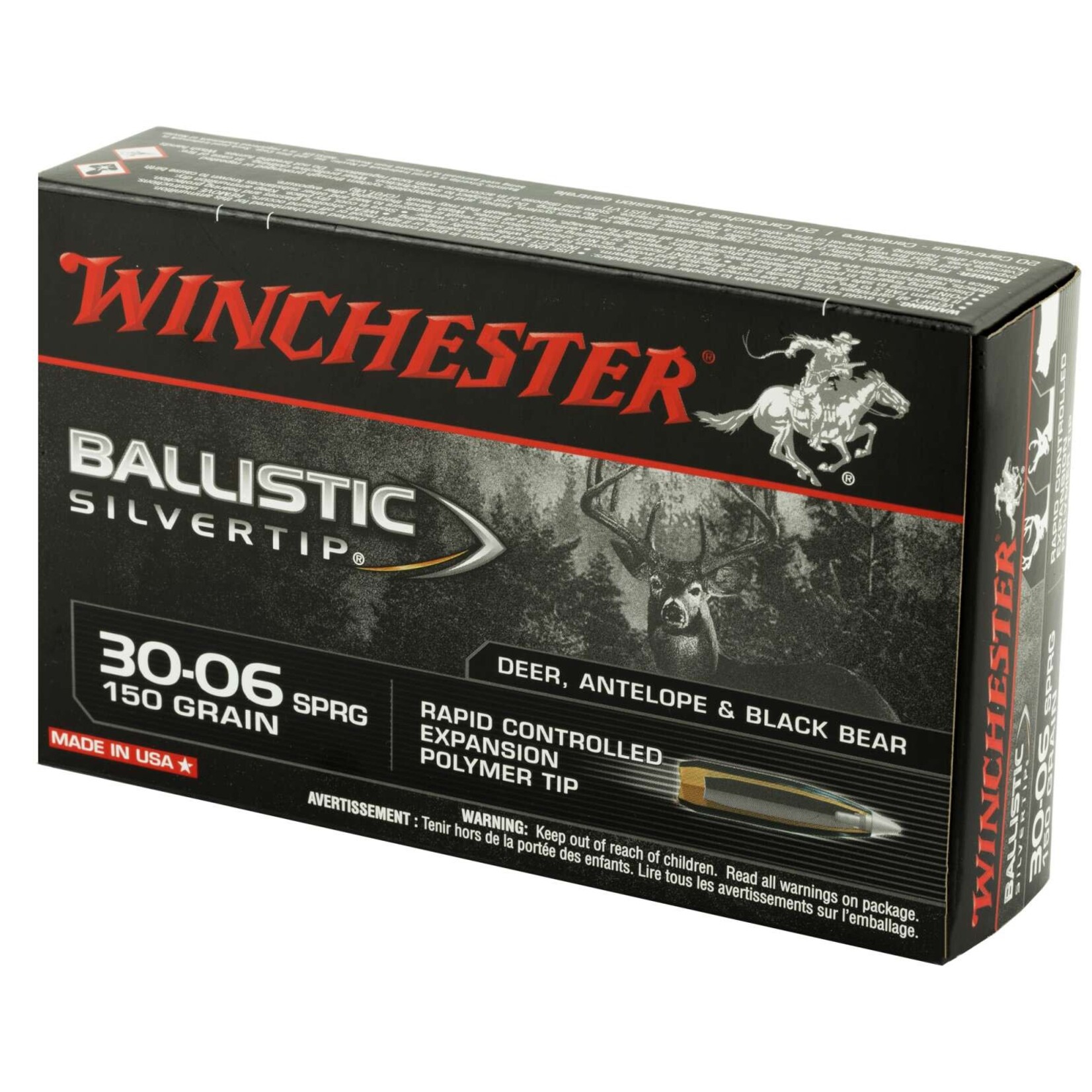 Winchester Winchester 30-06 Sprg. 150gr Ballistic Silvertip (SBST3006)
