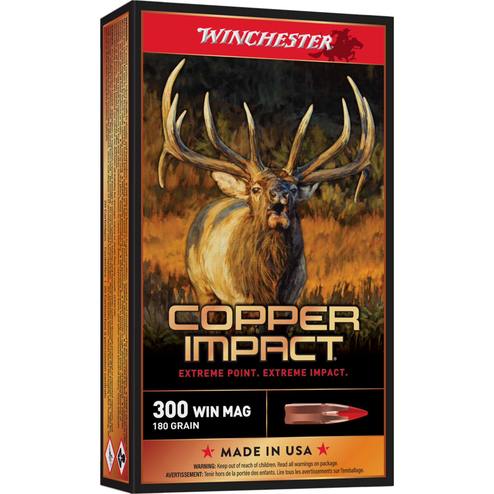 Winchester Winchester 300 Win Mag 180gr Copper Impact (X300CLF2)