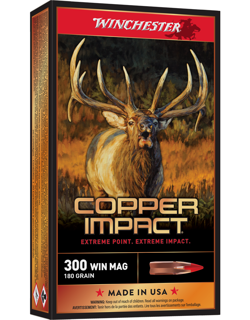 Winchester Winchester 300 Win Mag 180gr Copper Impact (X300CLF2)