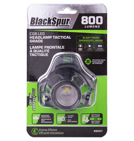 Blackspur Black Spur COB LED Tactical Headlamp 800 Lumens