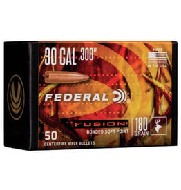 Federal Federal Bullets .308 dia. 30cal 180gr Fusion 50ct. (FB308F4)