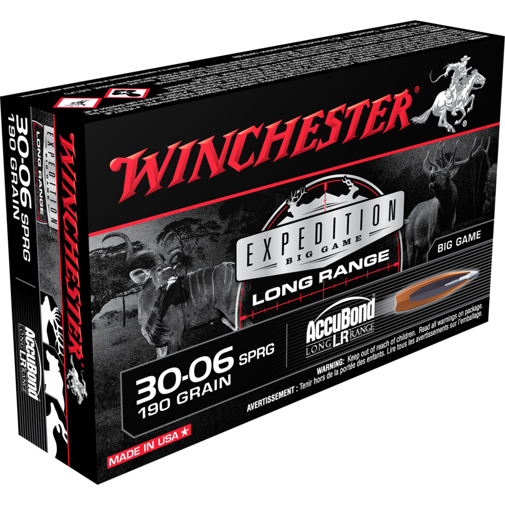 Winchester Winchester Expedition Big Game LR 30-06 Sprg. 190gr Accubond LR (S3006LR)