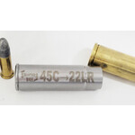 The Shooters Box Caliber Adapter 45 LC to 22LR Standard Velocity Only