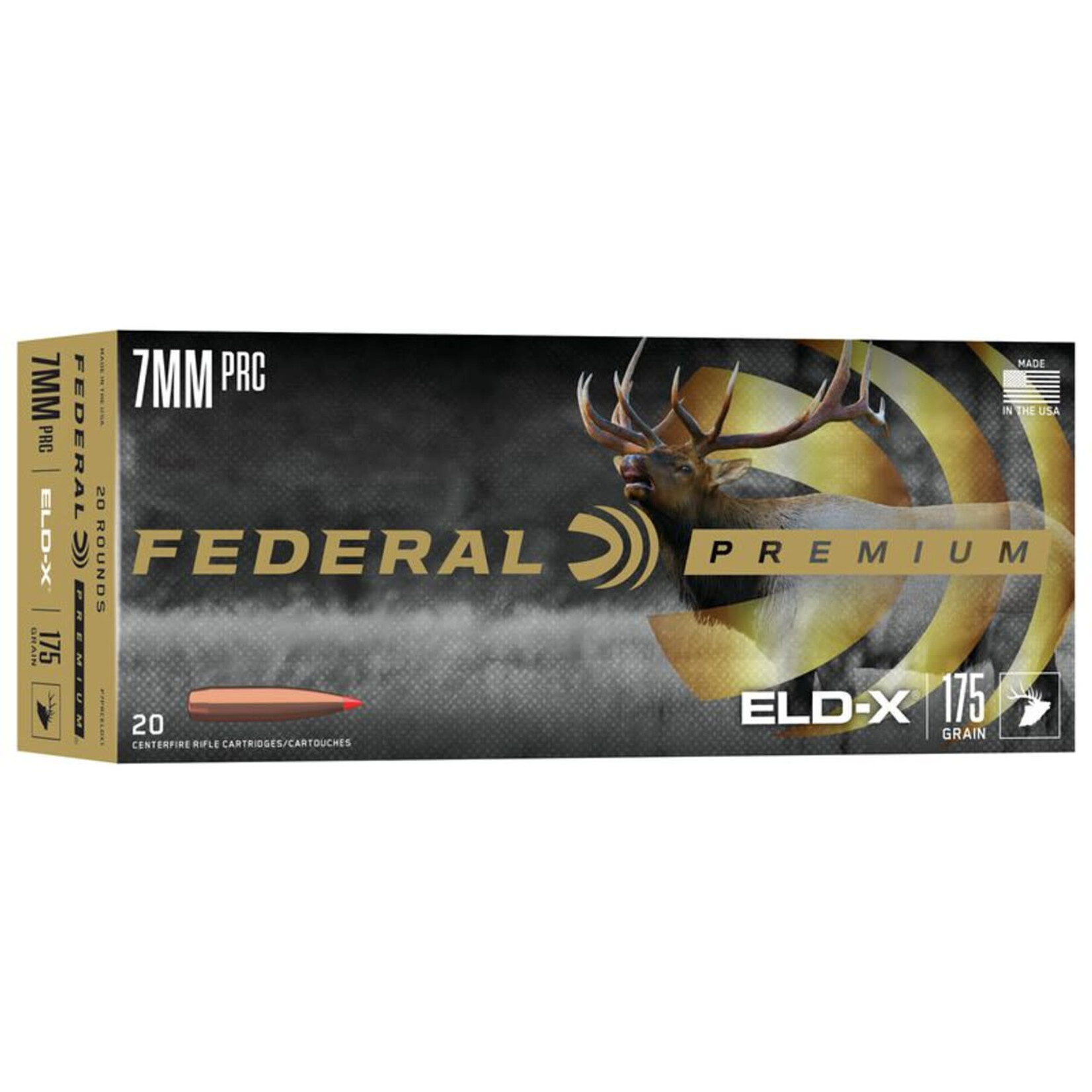 Federal Federal Premium 7mm PRC 175gr ELD-X (P7PRCELDX1)