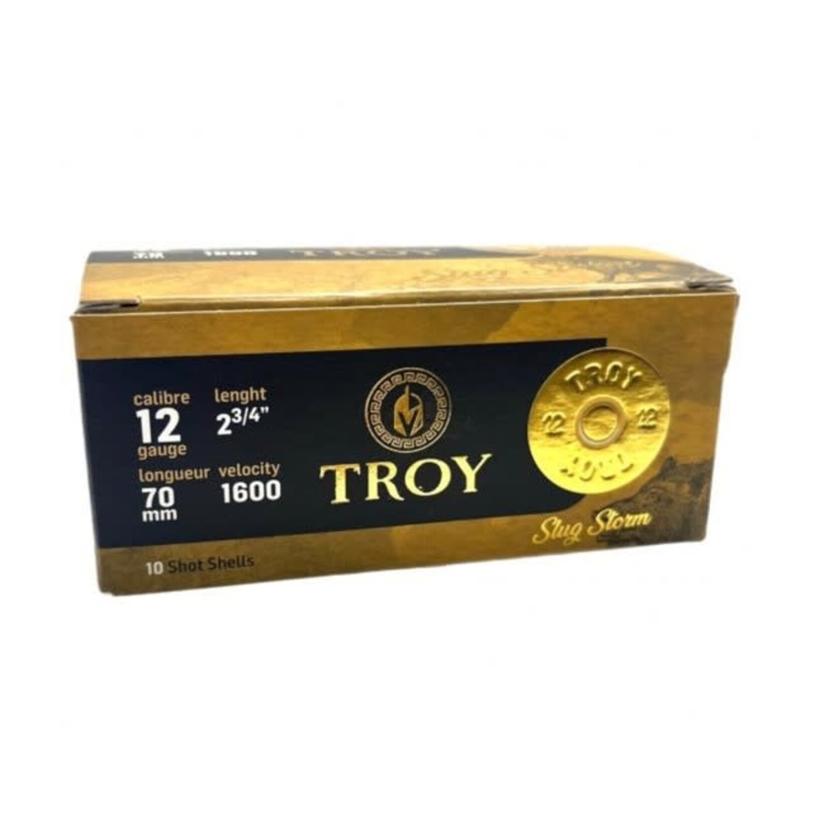 Troy Troy Ammunition 12ga 2 3/4", 1oz Rifled Slug, 10rds